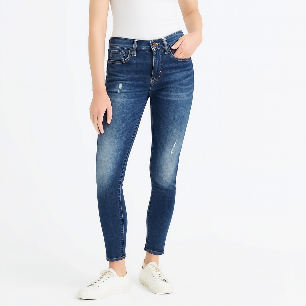 J. Crew 26 Skinny Denim Dark Wash Jeans